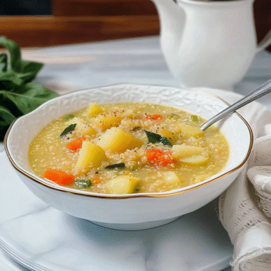 Creamy Quinoa Potato Soup