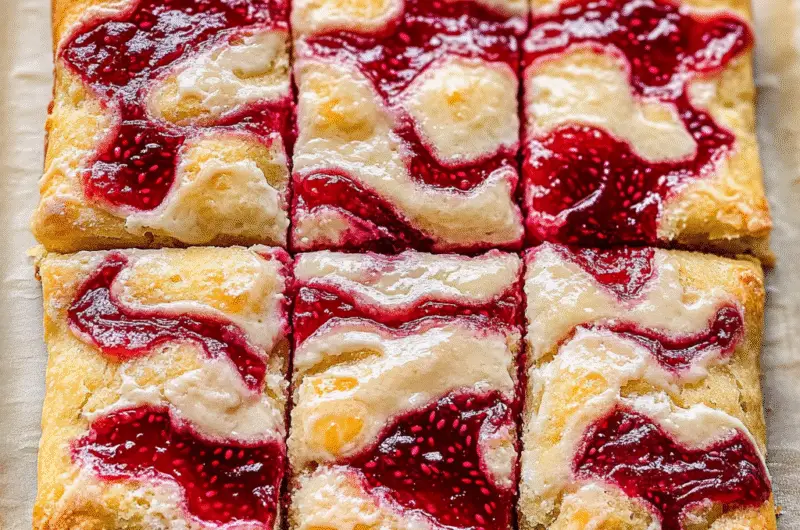 Sweet Focaccia with Raspberry Jam