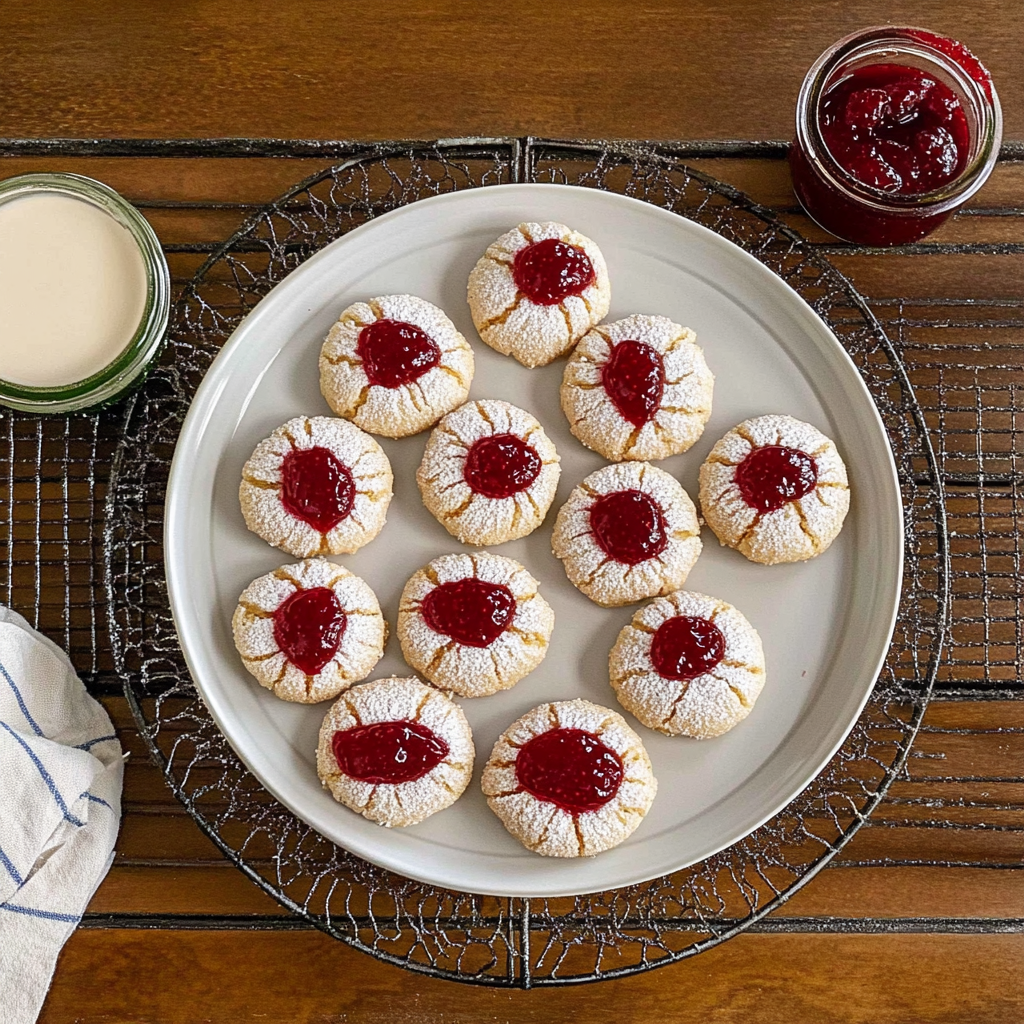 Marzipan Shortbread Cookies