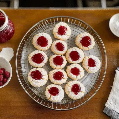 Marzipan Shortbread Cookies