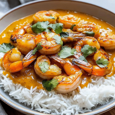 Pumpkin Coconut Shrimp Curry