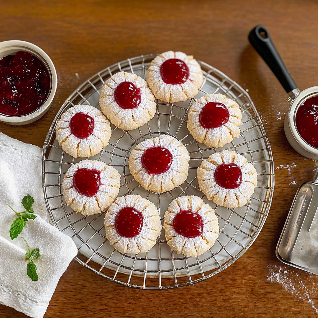 Marzipan Shortbread Cookies