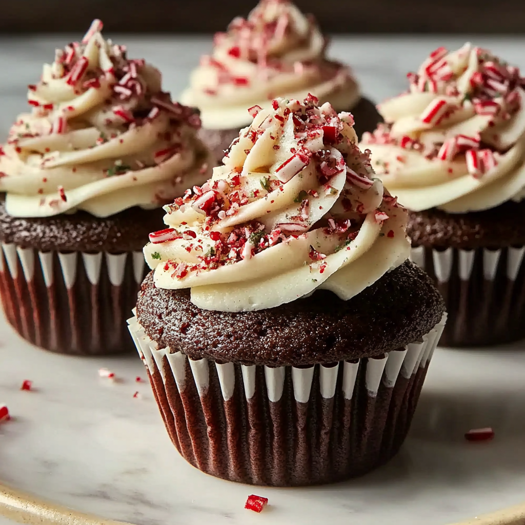 Peppermint Mocha Cupcakes