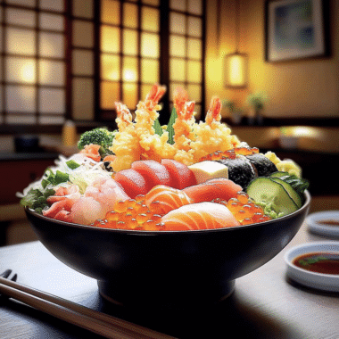 Deconstructed Tempura Sushi Bowl