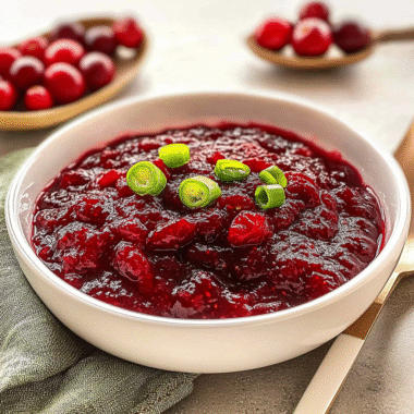 Gochujang Cranberry Sauce