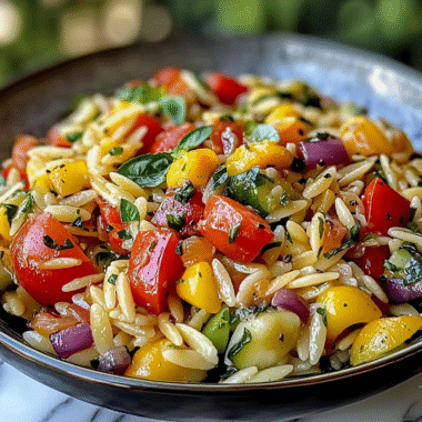 Roasted Vegetable Orzo