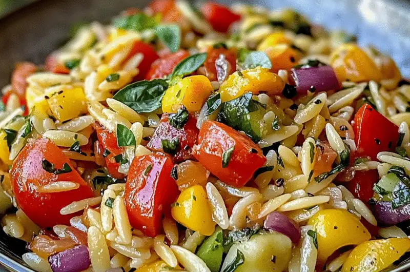 Roasted Vegetable Orzo