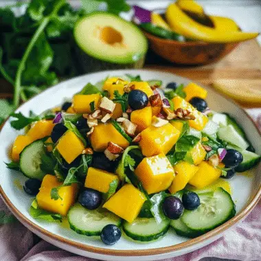 Mango Cucumber Salad