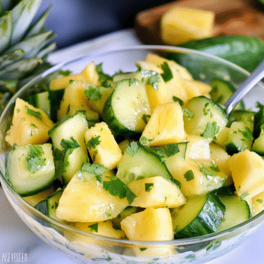 Pineapple Cucumber Salad