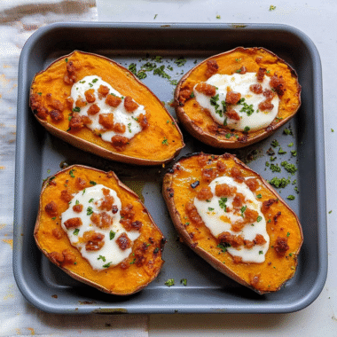 Lazy Day Breakfast Sweet Potato