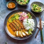 Katsu Curry with Pickled Vegetables
