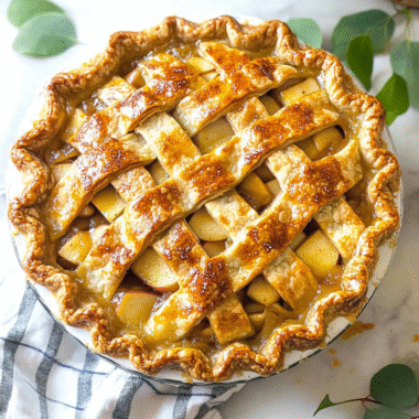 Apple Pie with Cheddar Crust