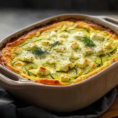 Zucchini Feta Bake