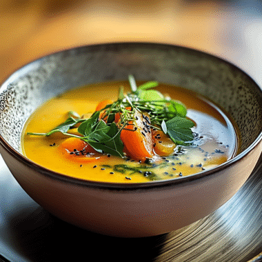 Ginger Miso Vegetable Soup