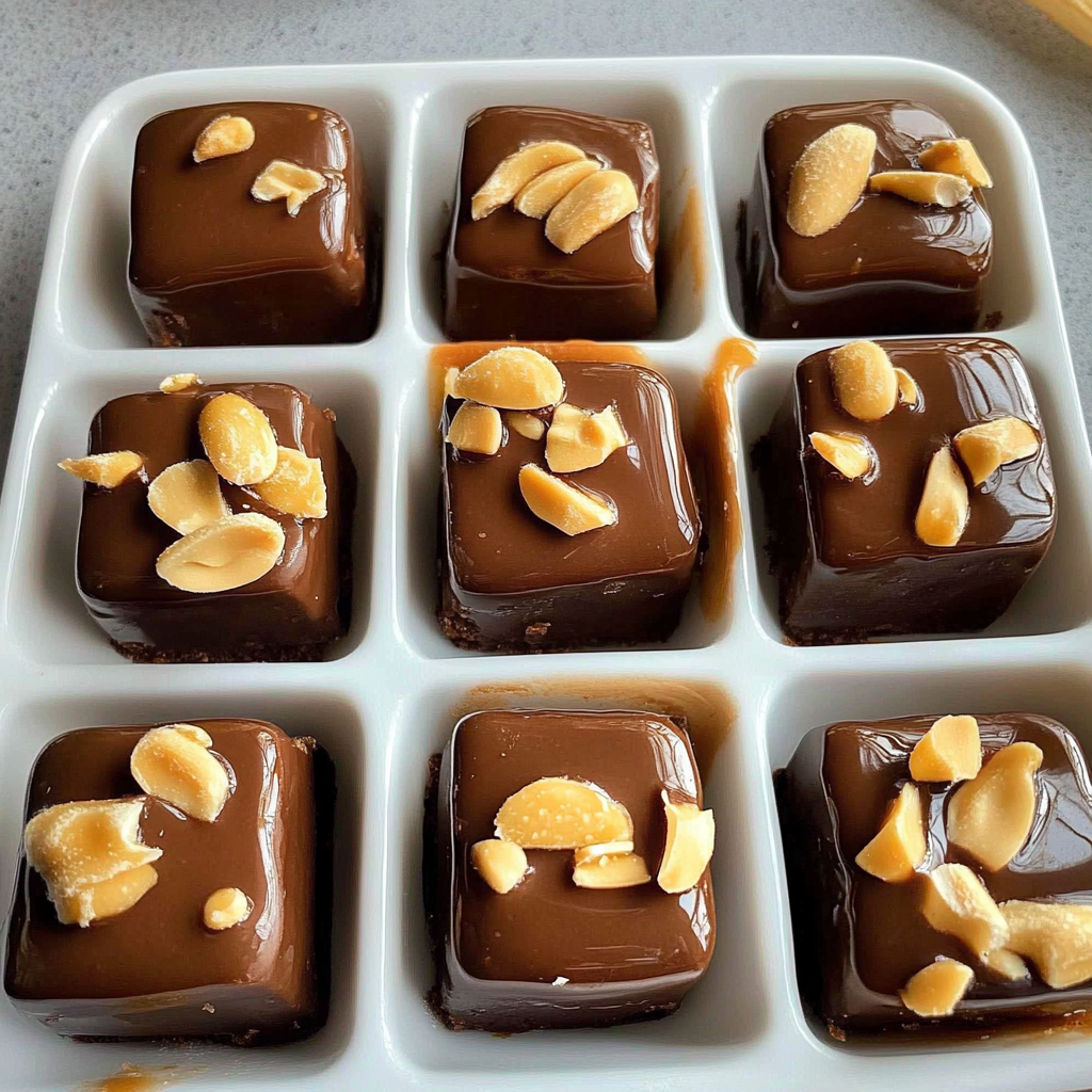 No Bake Snickers Bites