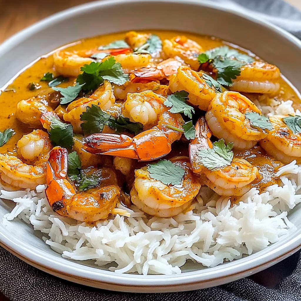 Pumpkin Coconut Shrimp Curry