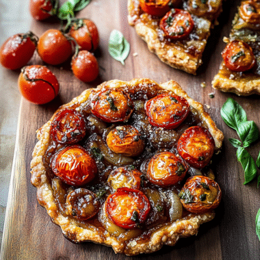 Caramelized Onion and Tomato Tart