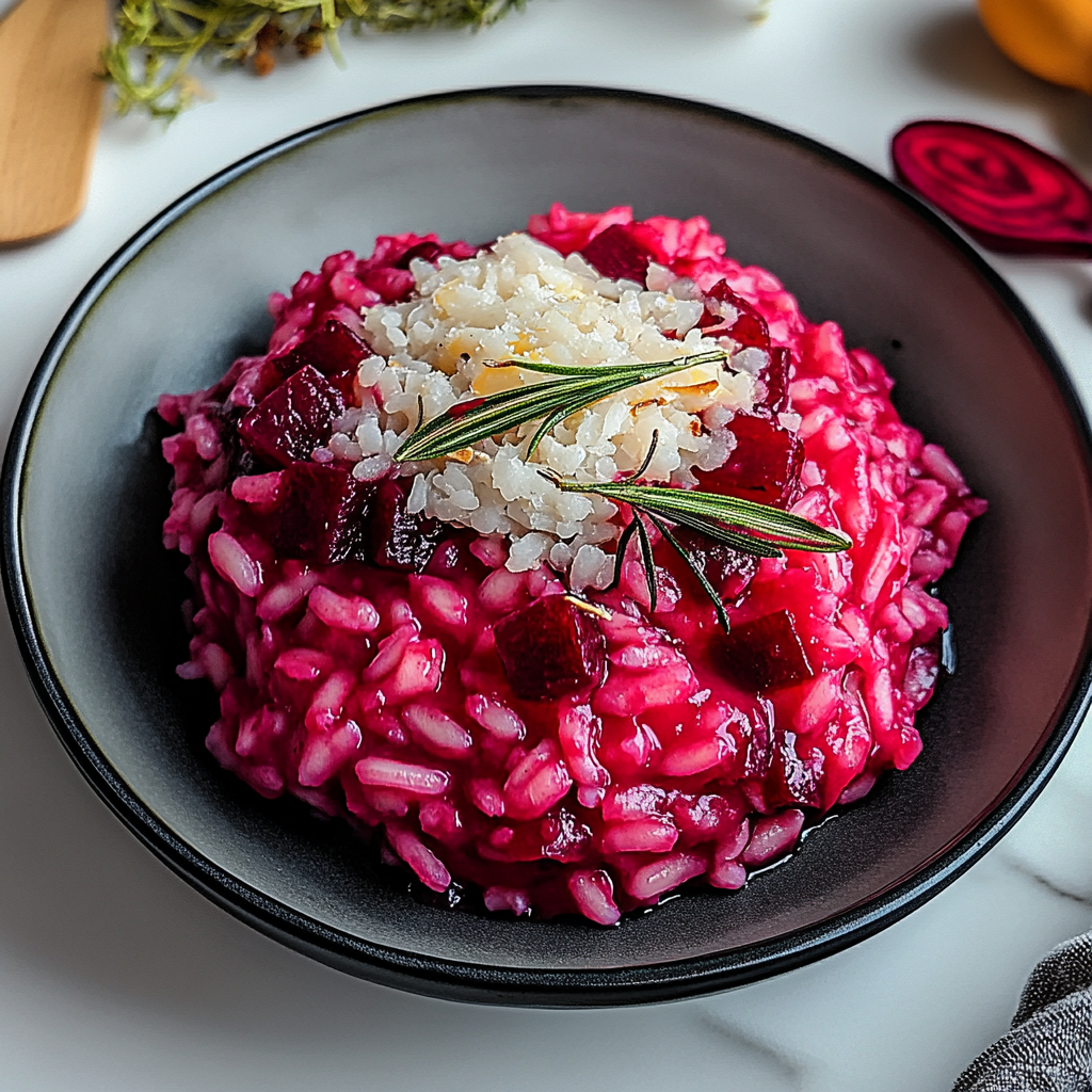 Bloody Beet Risotto