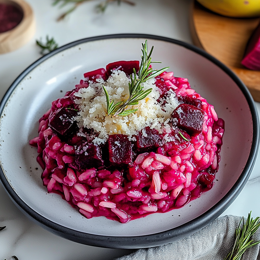 Bloody Beet Risotto