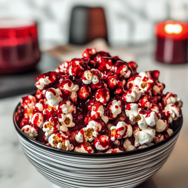 Bloody Red Velvet Popcorn