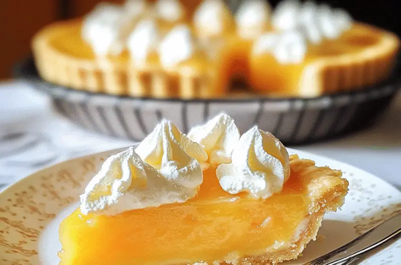 Cantaloupe Cream Pie