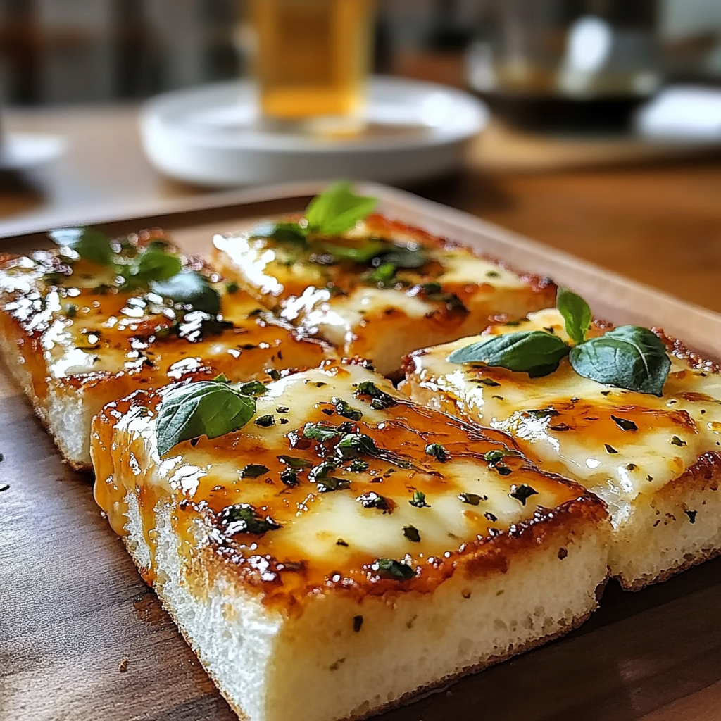 Hot Honey Garlic Bread Pizza