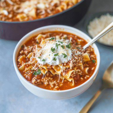 Lasagna Soup