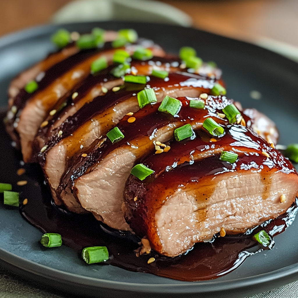 Plum Jelly Glazed Duck Breast
