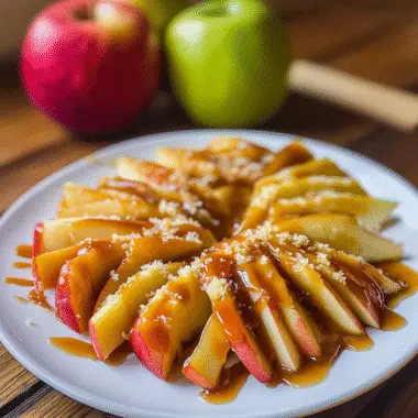 Caramel Apple Slices