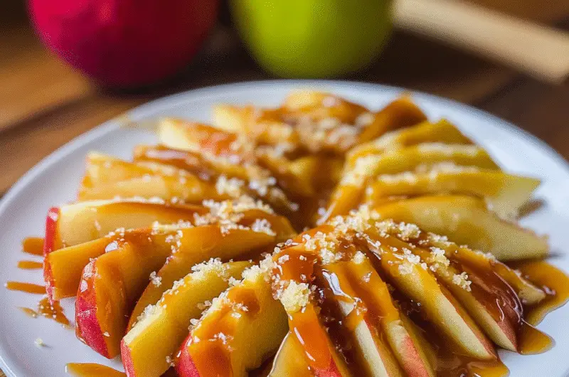 Caramel Apple Slices