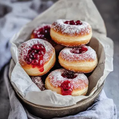 Baked Vegan Jelly Donuts