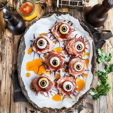 Spooky Charcuterie Eyeballs Halloween