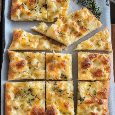 Gruyère & Thyme Fall Focaccia