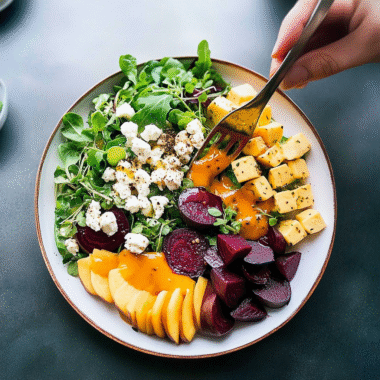 Beet Salad with Goat Cheese