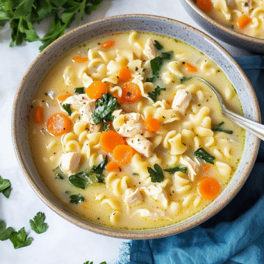 Creamy Instant Pot Chicken Noodle Soup
