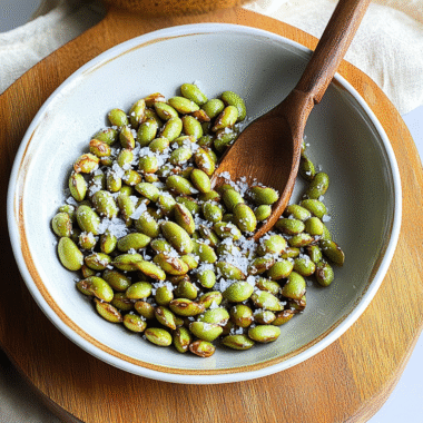 Salted Oven-Roasted Edamame