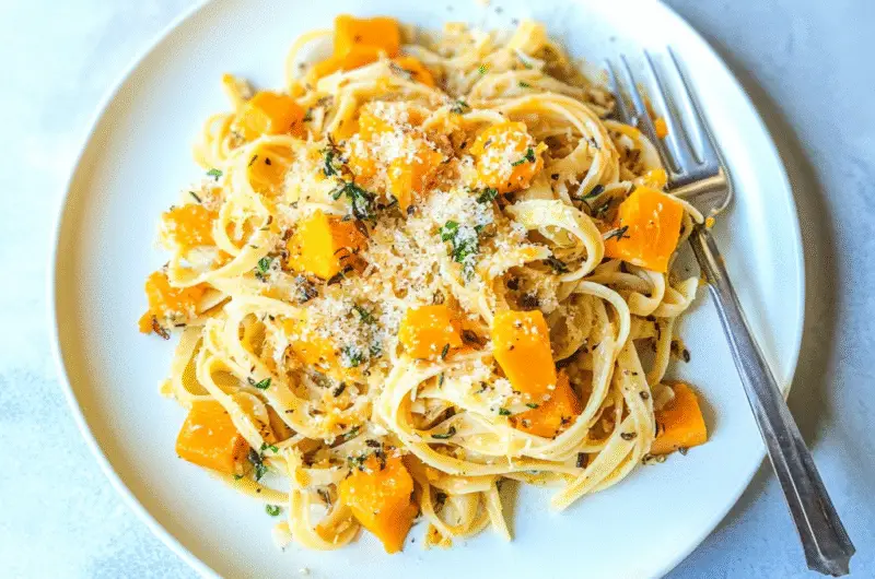 Brown Butter Butternut Squash Pasta