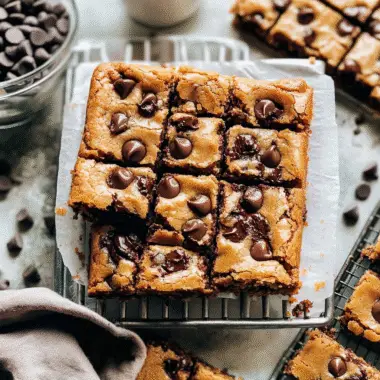 Brown Butter Chocolate Chip Cookie Bars