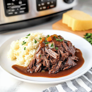 Slow Cooker Beef Manhattan