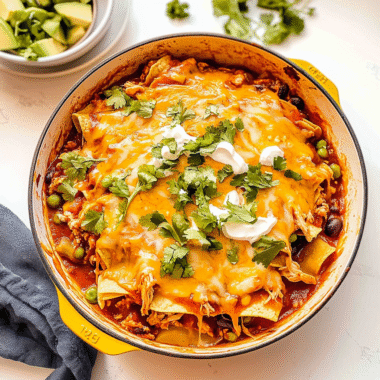Chicken Enchilada Skillet