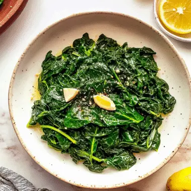 Sautéed Spinach