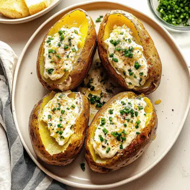 Crispy Air Fryer Baked Potatoes