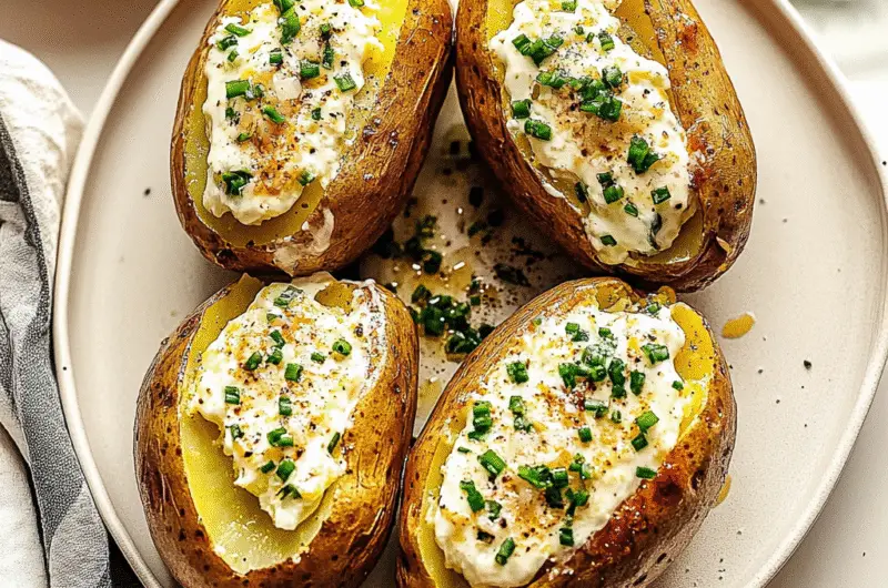 Crispy Air Fryer Baked Potatoes
