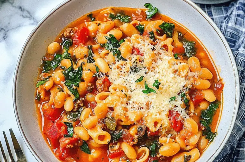 Instant Pot Pasta e Fagioli