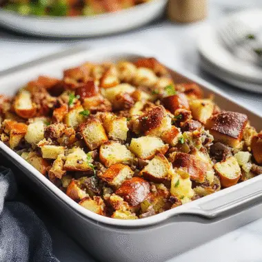Soft Pretzel Thanksgiving Stuffing