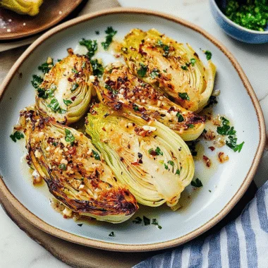 Air Fryer Cabbage Wedges