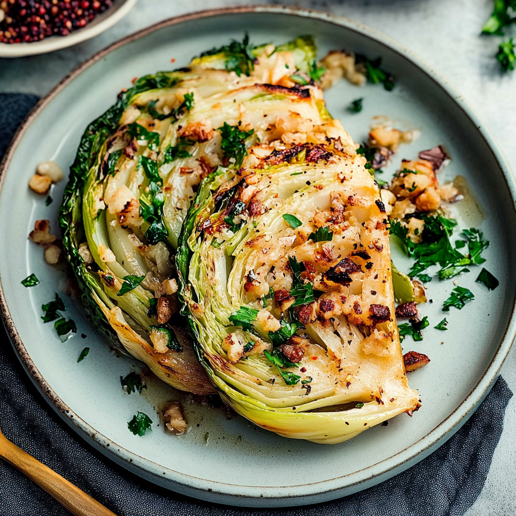 Air Fryer Cabbage Wedges