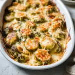 Cheesy Brussels Sprouts Gratin