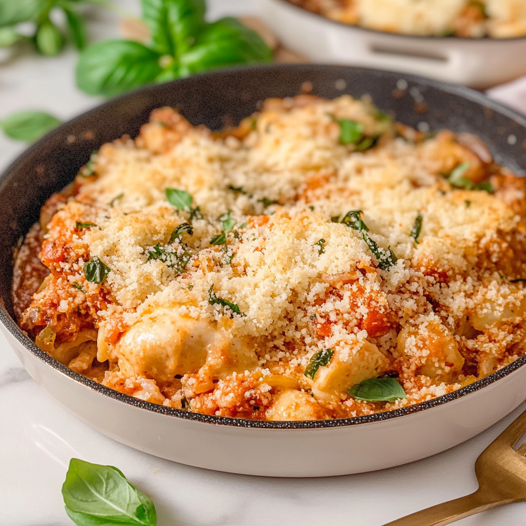 Chicken Parmesan Zucchini Skillet