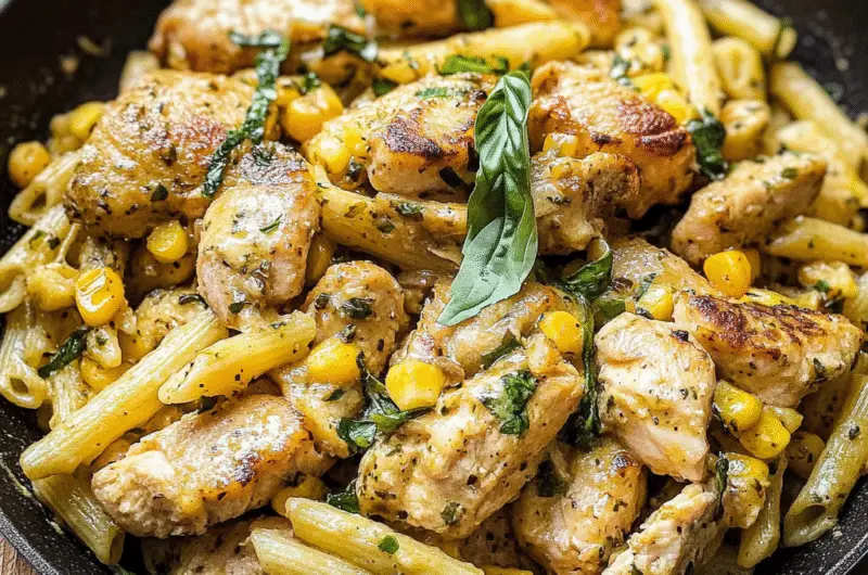 Chicken and Corn Pasta
